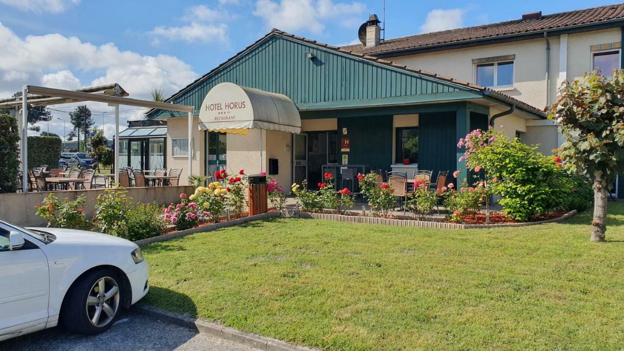 Logis Hotel Horus Restaurant Les Bruyeres Toulenne Екстер'єр фото