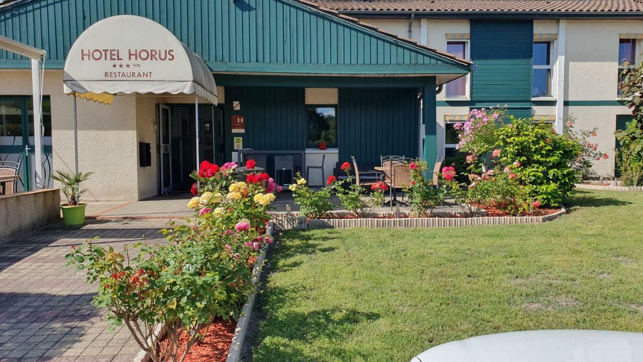 Logis Hotel Horus Restaurant Les Bruyeres Toulenne Екстер'єр фото