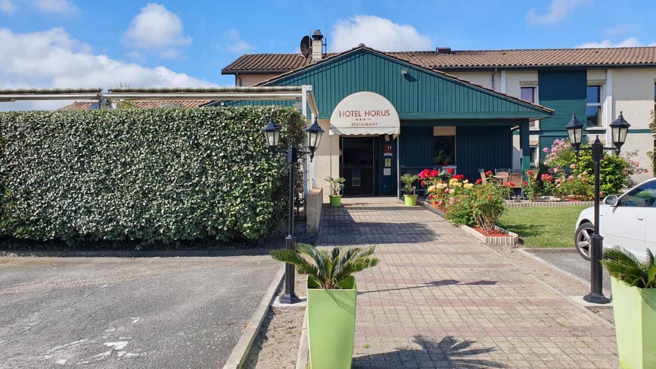Logis Hotel Horus Restaurant Les Bruyeres Toulenne Екстер'єр фото